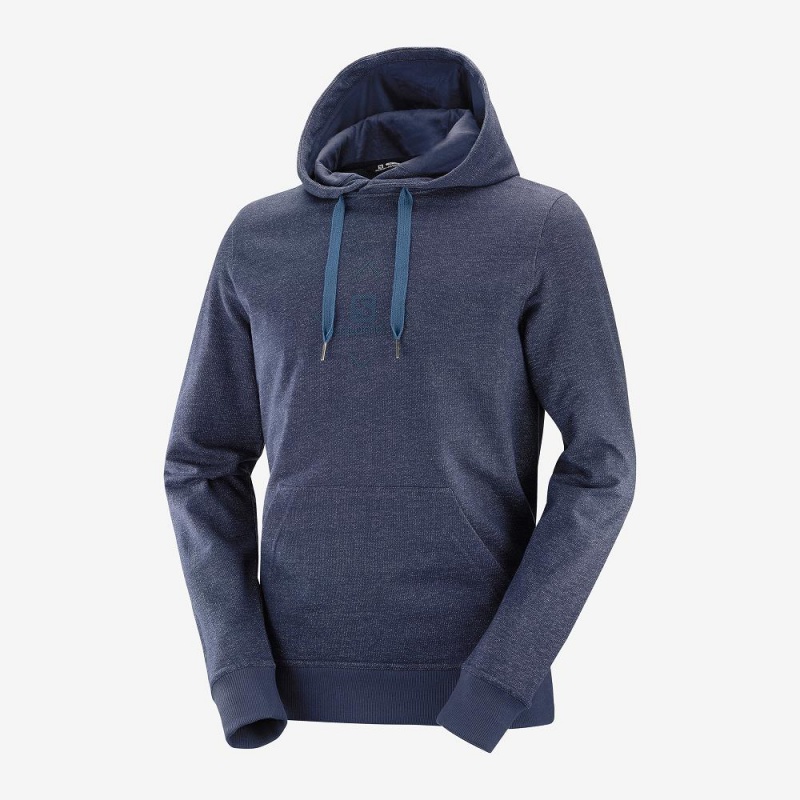 Salomon Shift Hoodie M Hoodie Navy | IUGB-43502