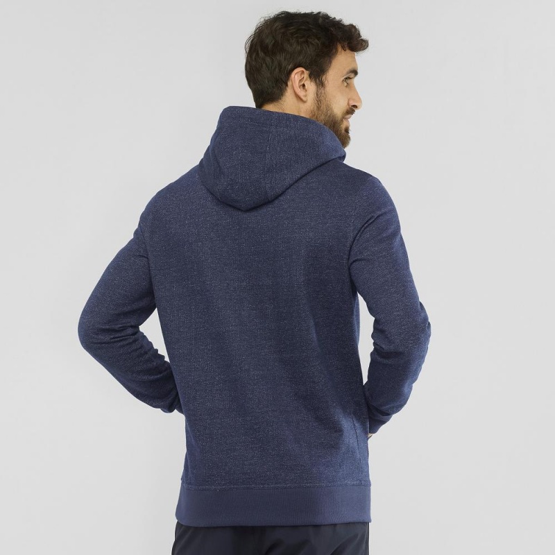 Salomon Shift Hoodie M Hoodie Navy | IUGB-43502