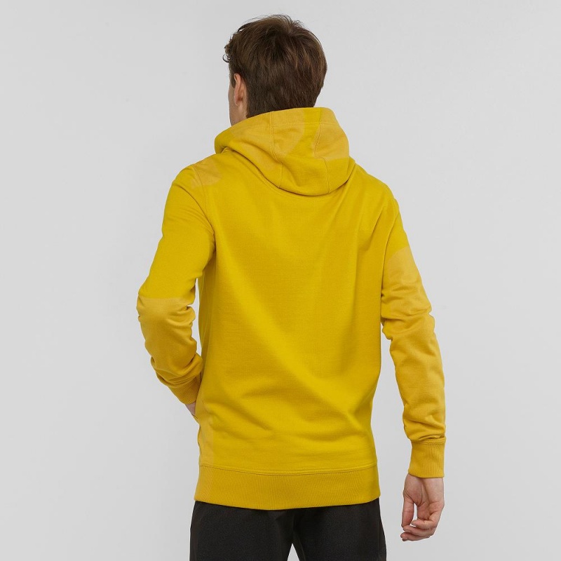 Salomon Shift Hoodie M Hoodie Yellow | EHJY-82109