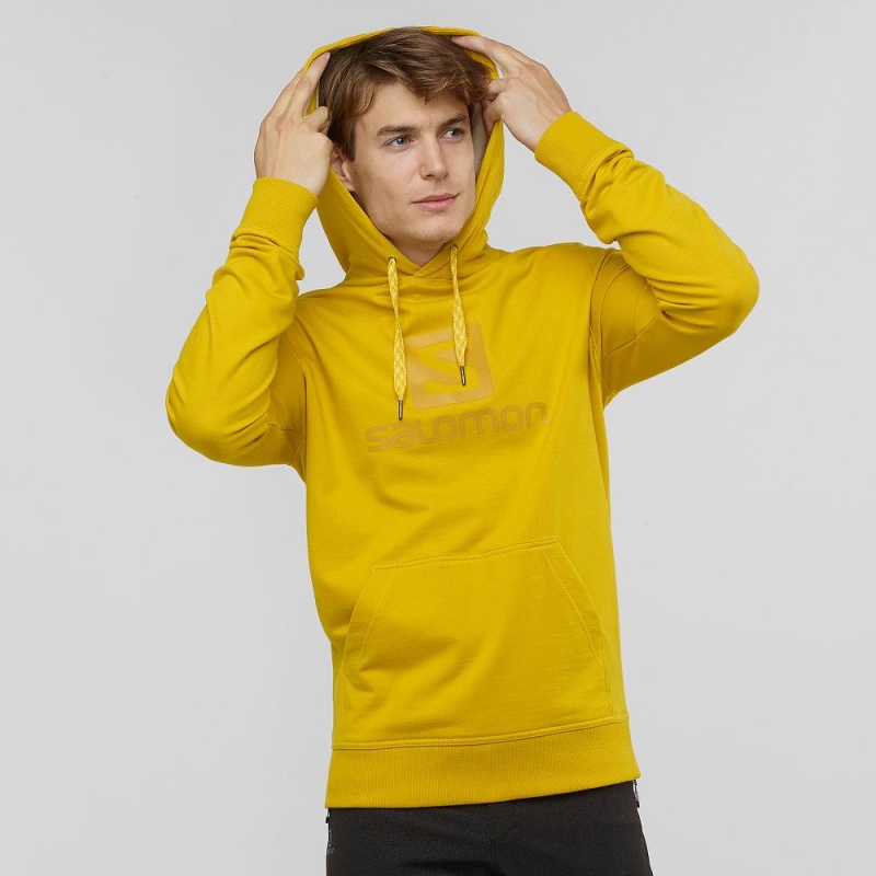 Salomon Shift Hoodie M Hoodie Yellow | EHJY-82109