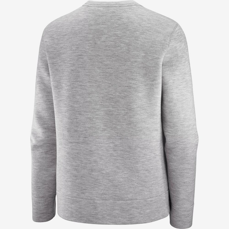 Salomon Sight Crew Neck W Pullover Gray | NUPC-97648