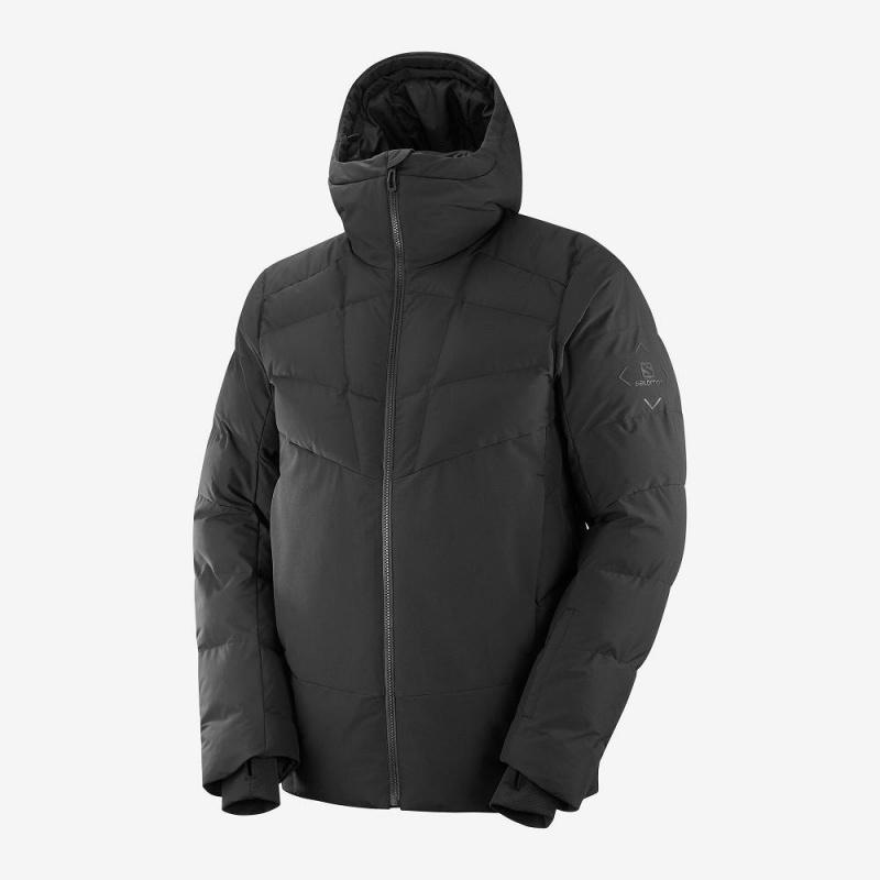 Salomon Snowshelter Jacket M Ski Jackets Black | QNWK-25740