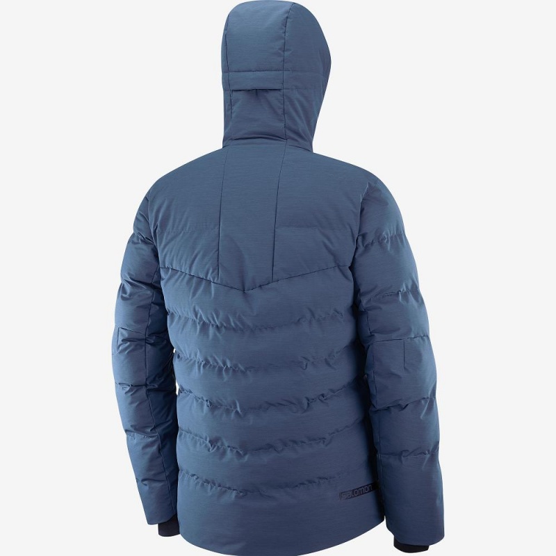 Salomon Snowshelter Jacket M Ski Jackets Navy | OMHF-54261