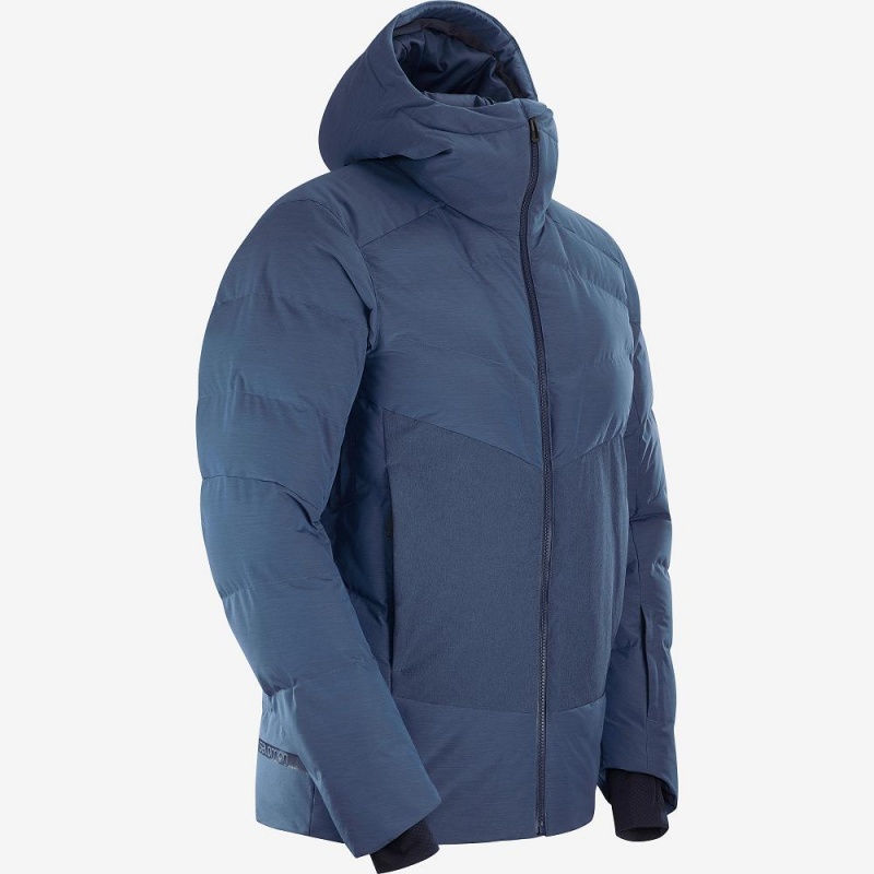 Salomon Snowshelter Jacket M Ski Jackets Navy | OMHF-54261