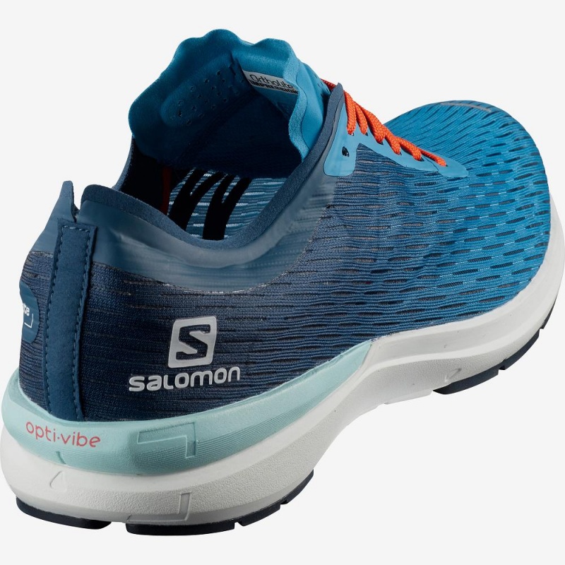 Salomon Sonic 3 Accelerate Running Shoes Blue | PUOA-81745