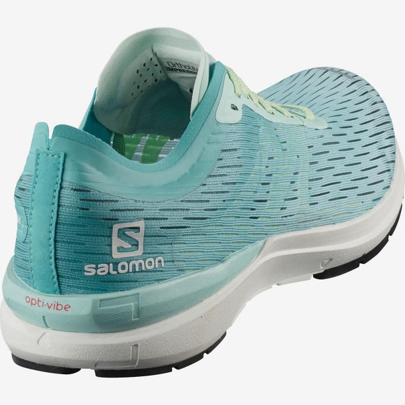 Salomon Sonic 3 Accelerate W Trail Running Shoes Green | YCFG-15247