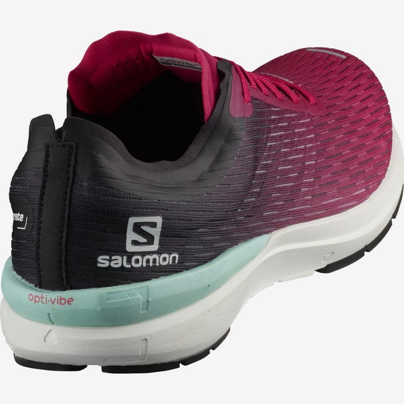 Salomon Sonic 3 Accelerate W Trail Running Shoes Pink | QYVU-38410