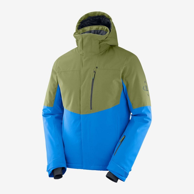 Salomon Speed Ski Jackets Blue | VXLO-30917