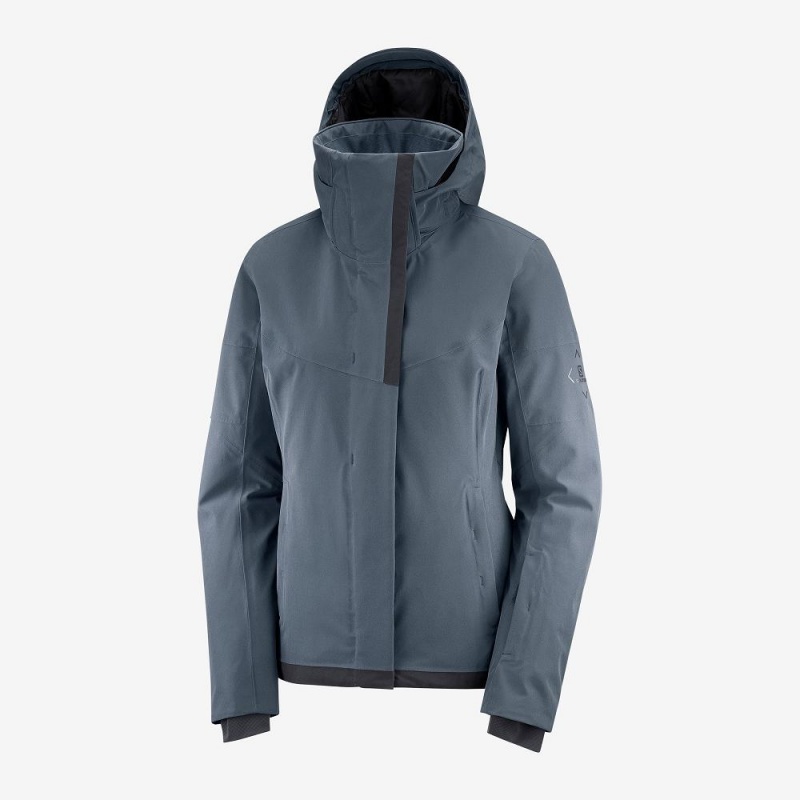 Salomon Speed Ski Jackets Gray | BTAU-40287