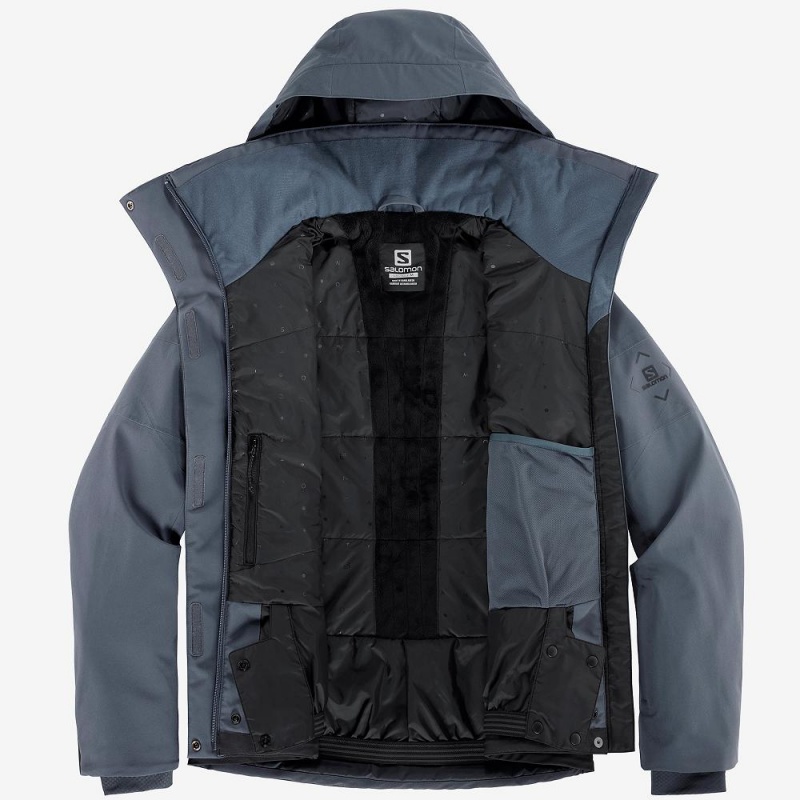 Salomon Speed Ski Jackets Gray | BTAU-40287