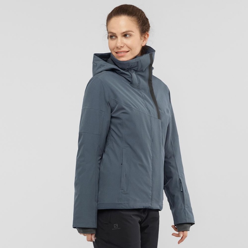 Salomon Speed Ski Jackets Gray | BTAU-40287