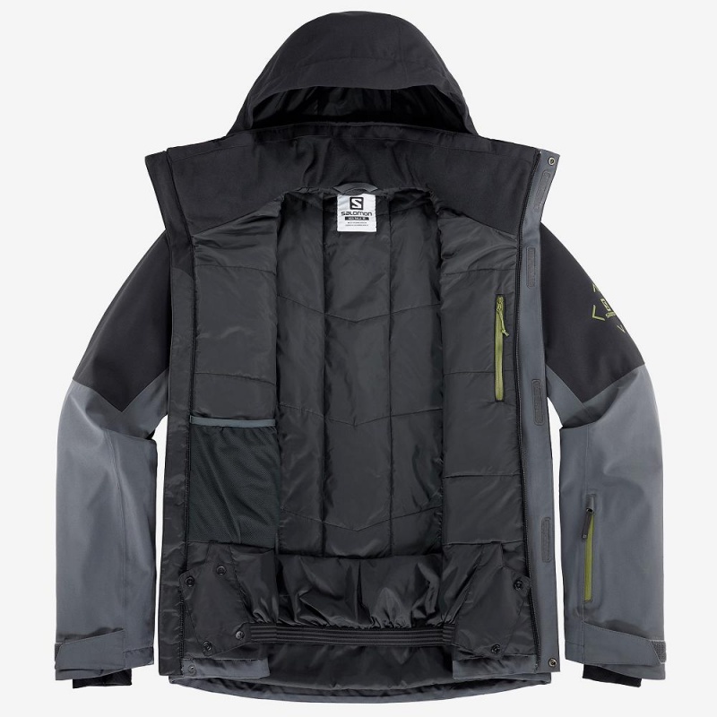 Salomon Speed Ski Jackets Gray | NQIP-10768