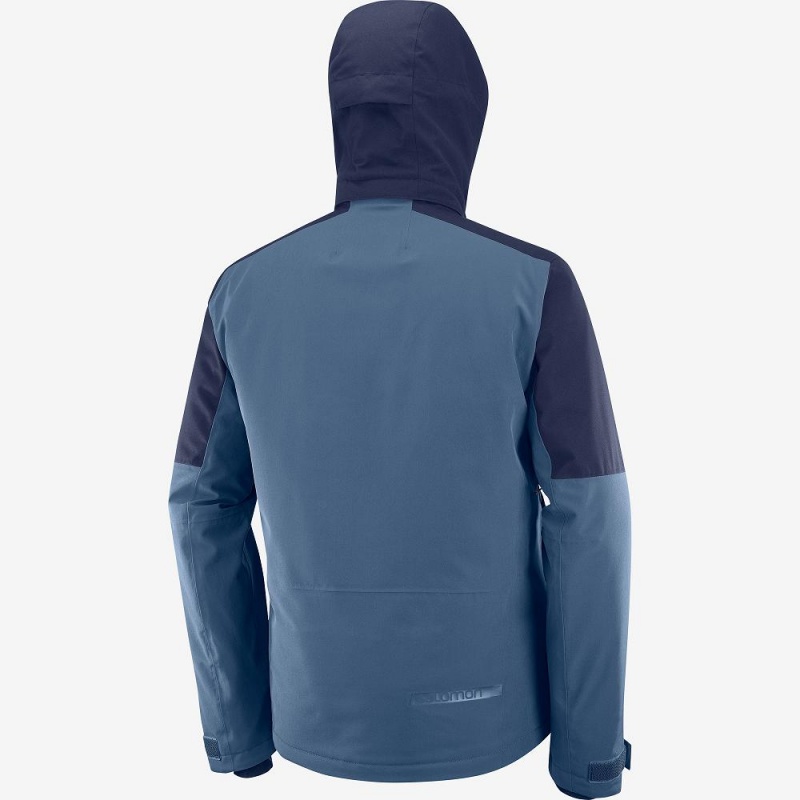 Salomon Speed Ski Jackets Navy | FESA-25139