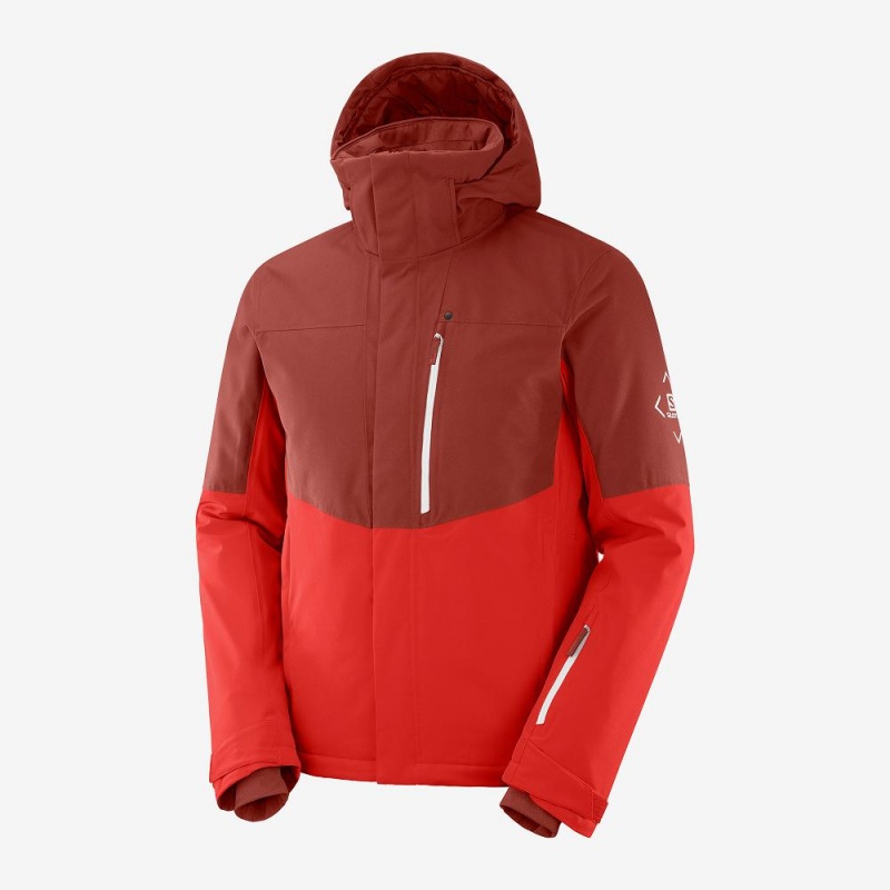 Salomon Speed Ski Jackets Red | ZEHI-38610