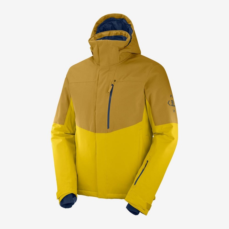 Salomon Speed Ski Jackets Yellow | GFIC-17038