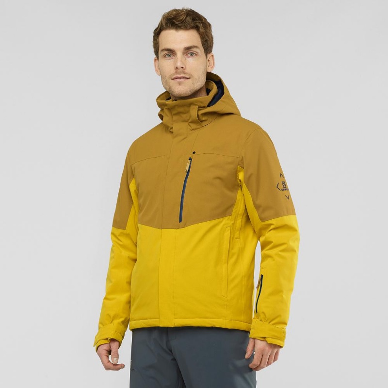 Salomon Speed Ski Jackets Yellow | GFIC-17038