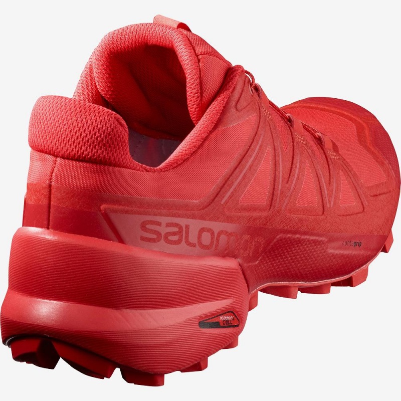 Salomon Speedcross 5 Trail Running Shoes Red | UCNX-35207