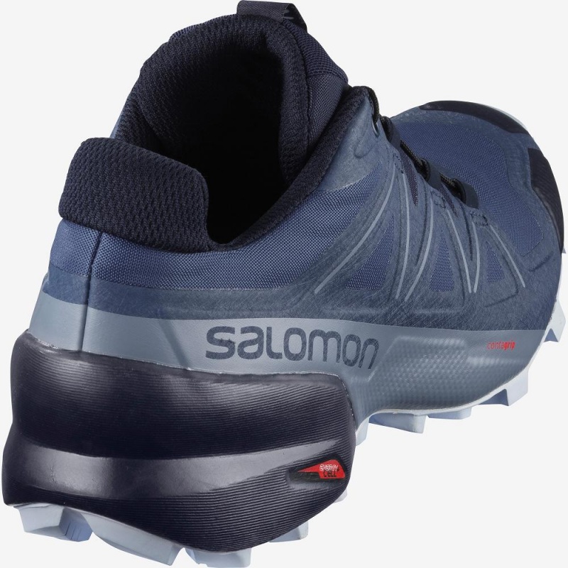 Salomon Speedcross 5 Trail Running Shoes Blue | LFDI-48963