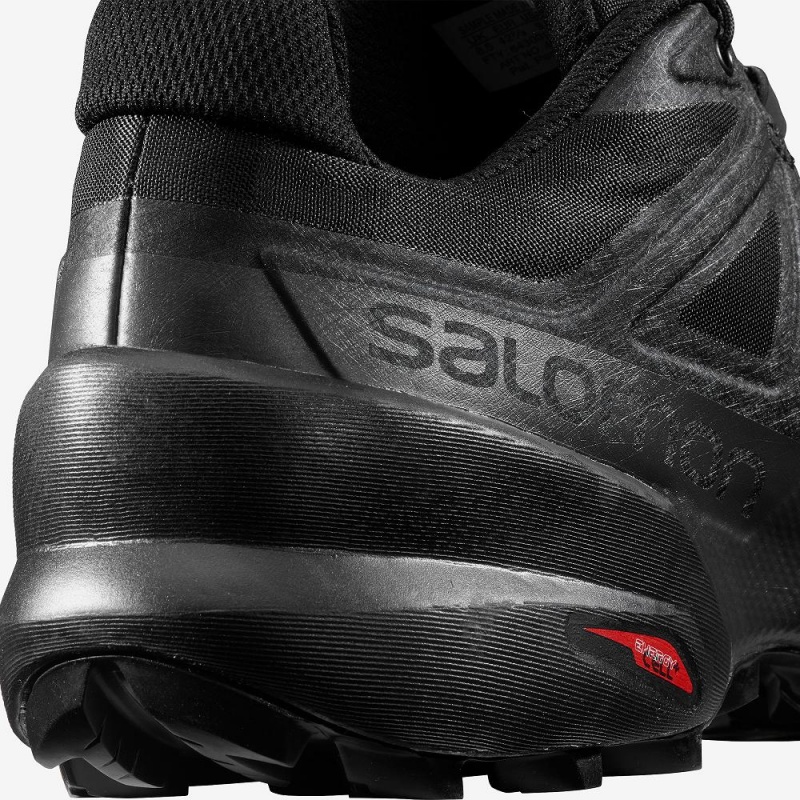 Salomon Speedcross 5 Wide Trail Running Shoes Black | LCJA-71392