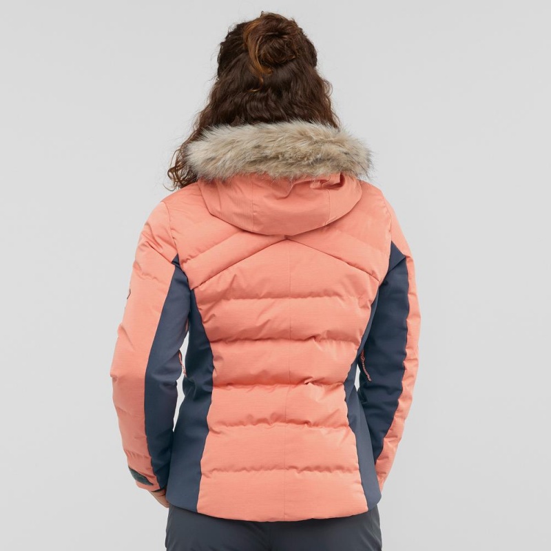 Salomon Stormcozy Ski Jackets Orange | REFJ-41798