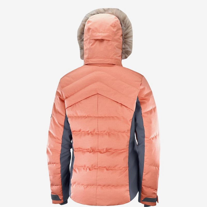 Salomon Stormcozy Ski Jackets Orange | REFJ-41798