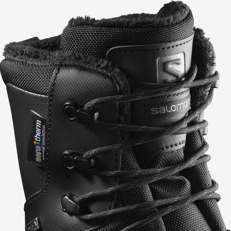 Salomon Toundra Pro Climasalomon Waterproof Winter Boots Black | DNHW-05894