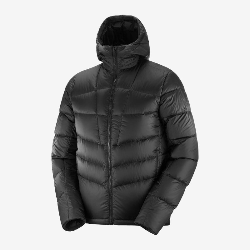 Salomon Transition Down Hoodie M Jacket Black | JRAB-71548