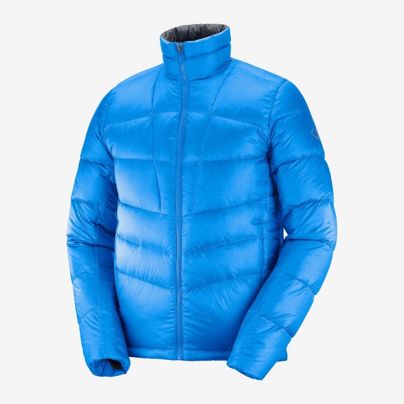 Salomon Transition Down Jacket M Jacket Blue | VREM-25168