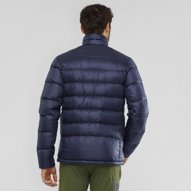 Salomon Transition Down Jacket M Jacket Navy | RJNL-48019