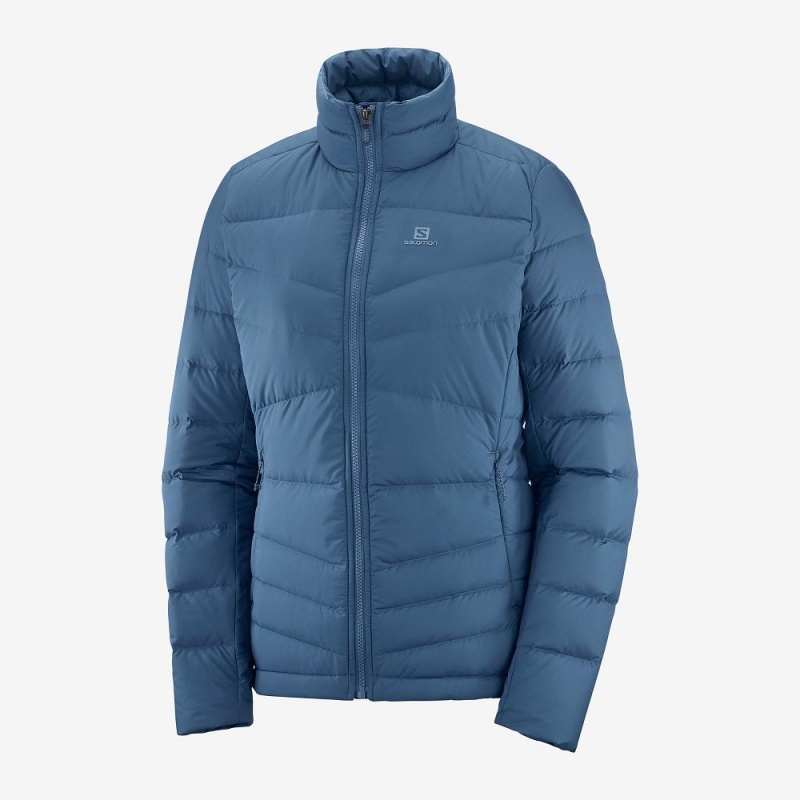 Salomon Transition Down Jacket W Jacket Navy | GIUK-62907