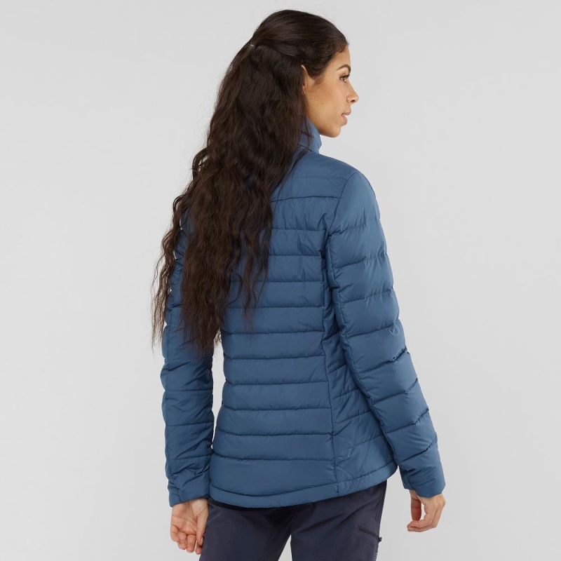 Salomon Transition Down Jacket W Jacket Navy | GIUK-62907