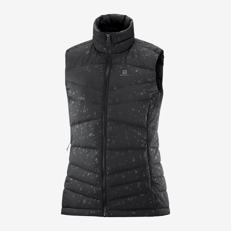 Salomon Transition Down Vest W Jacket Black | IOWB-24179