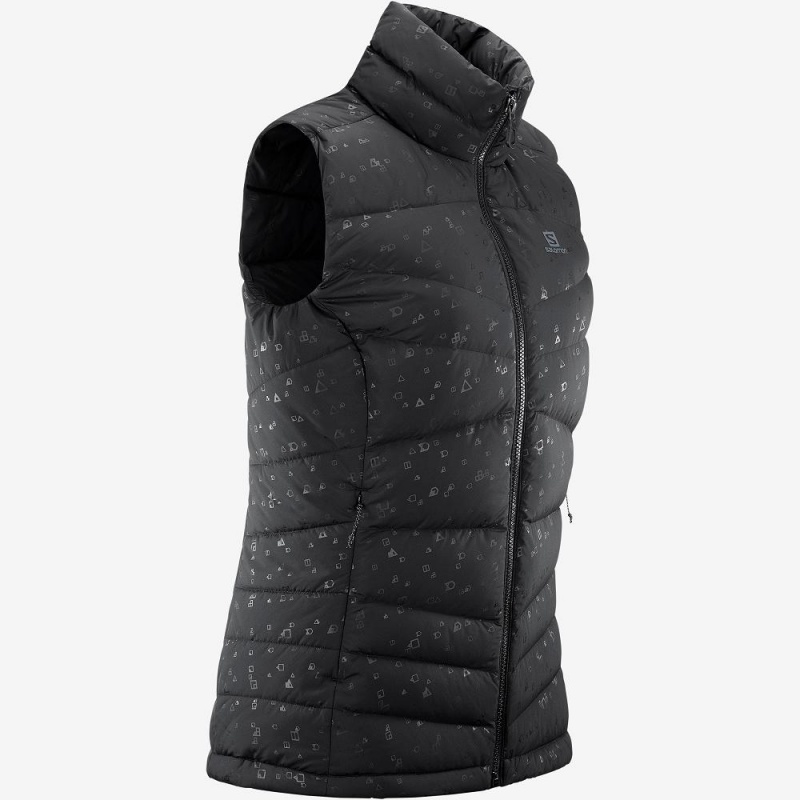 Salomon Transition Down Vest W Jacket Black | IOWB-24179