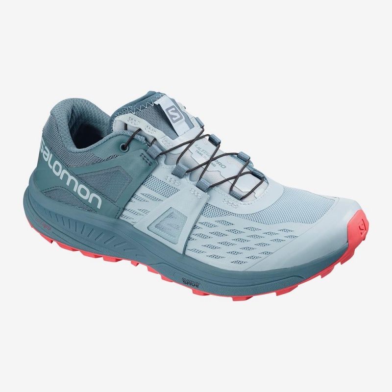 Salomon Ultra W Pro Trail Running Shoes Blue | XTHK-90815