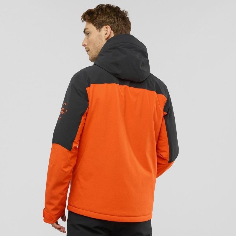 Salomon Untracked Ski Jackets Orange | QBJL-50641