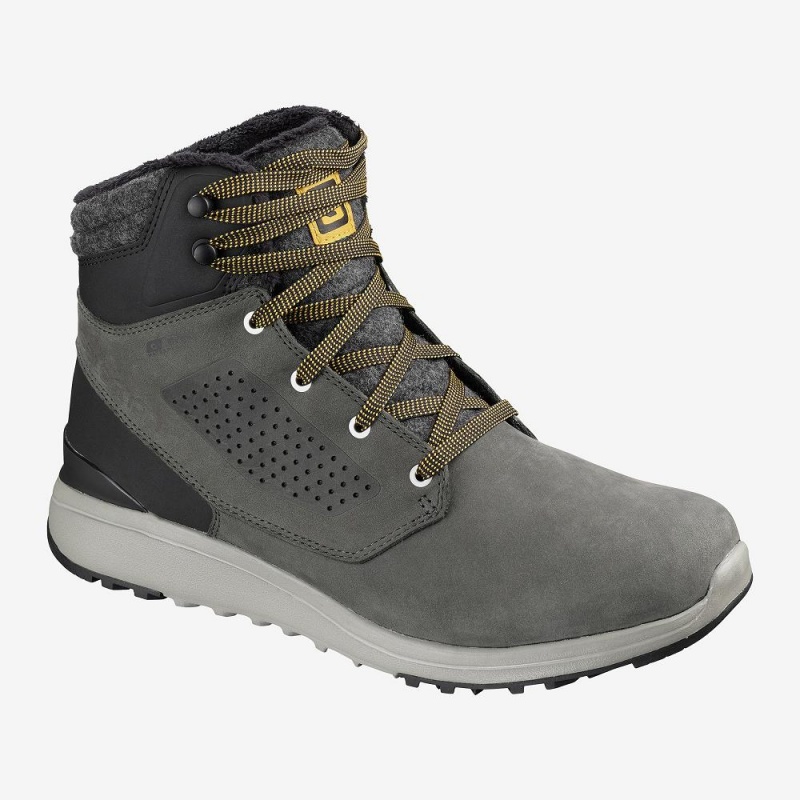 Salomon Utility Winter Climasalomon Waterproof Winter Boots Gray | XUVZ-42379