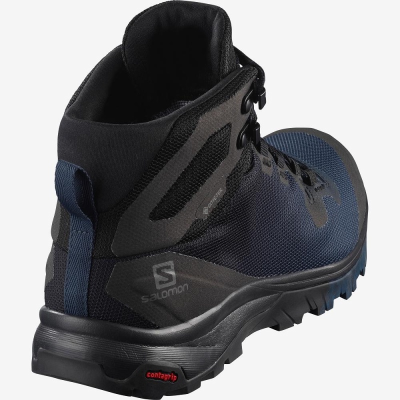 Salomon Vaya Mid Gore-Tex Walking Boots Black | TZKW-94723