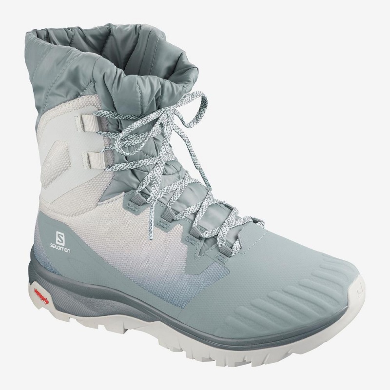 Salomon Vaya Powder Thinsulate Climasalomon Waterproof Winter Boots Green | LOJI-01259