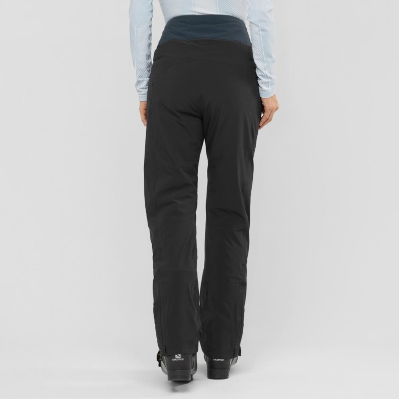 Salomon Warm Ambition W Pants Black | JMWC-57319