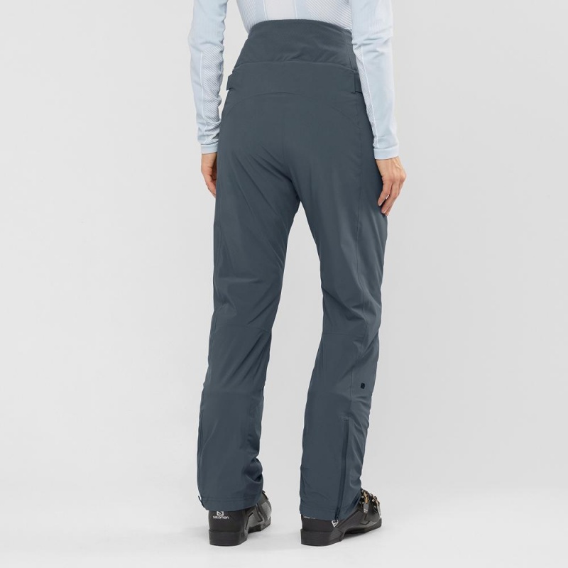 Salomon Warm Ambition W Pants Gray | IHEQ-26843