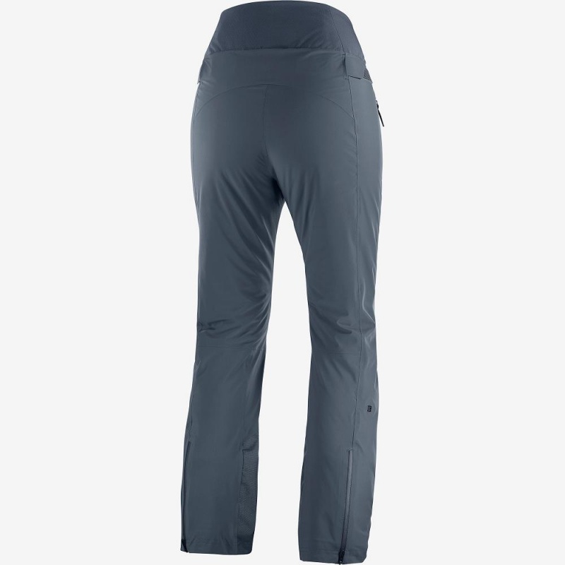 Salomon Warm Ambition W Pants Gray | IHEQ-26843