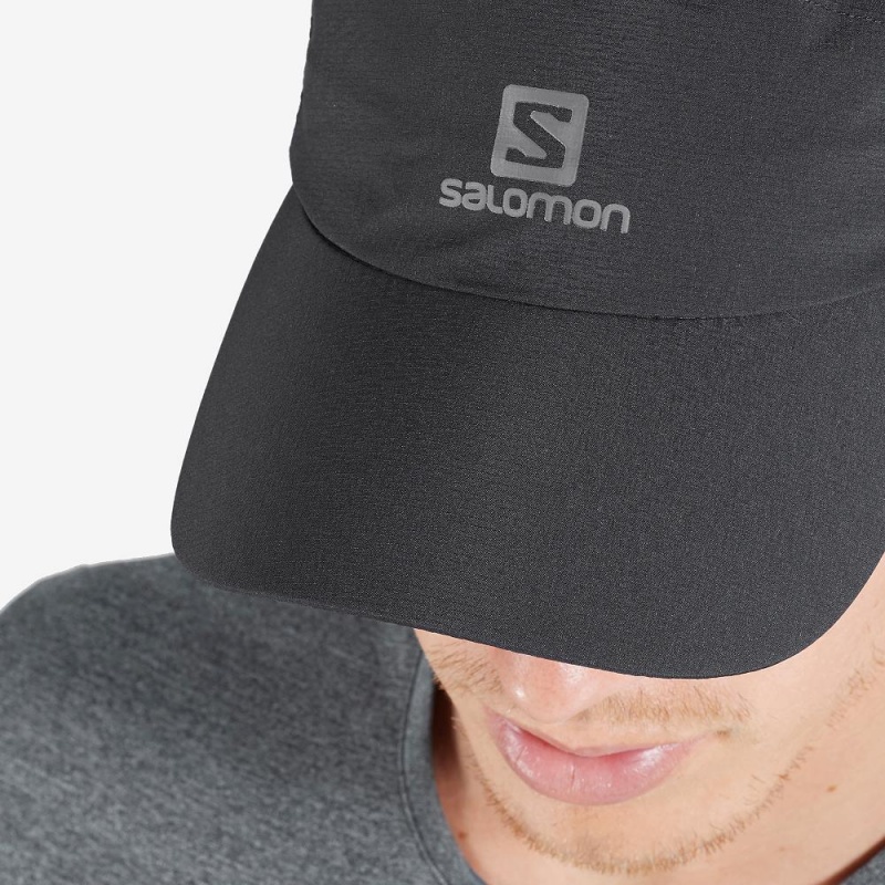 Salomon Waterproof Cap Caps Black | BINY-56284