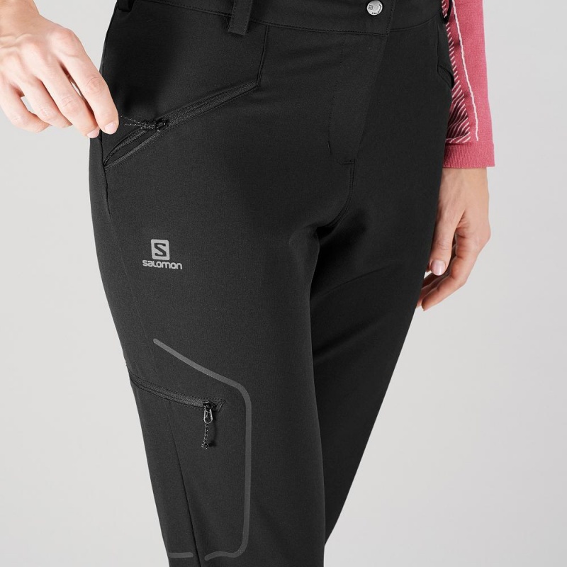 Salomon Wayfarer As Straight W Pants Black | XKFU-27086