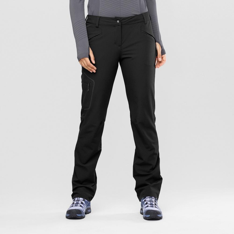 Salomon Wayfarer As Straight W Pants Black | XKFU-27086