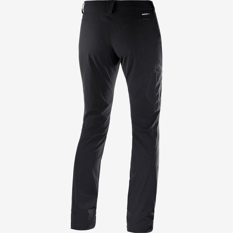 Salomon Wayfarer Straight W Pants Black | THZD-24153