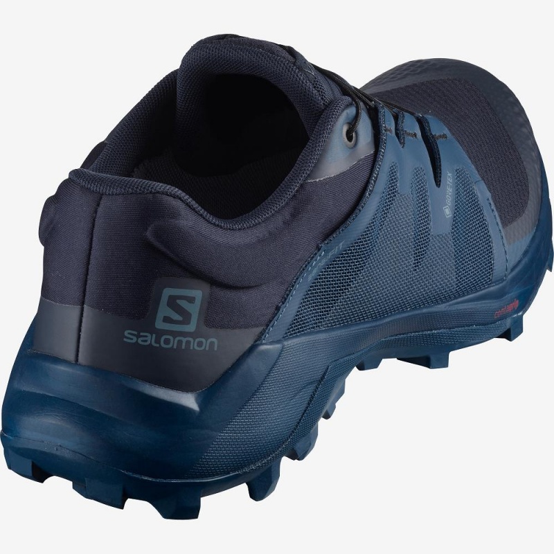 Salomon Wildcross Gtx Trail Running Shoes Navy | GTOB-16538