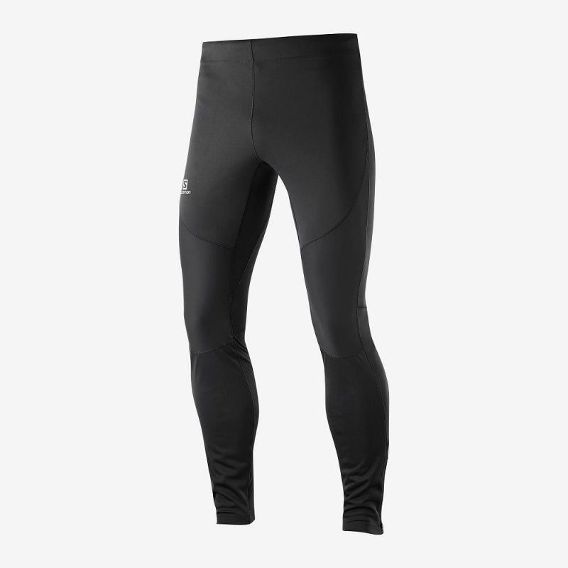 Salomon Windstopper Tight M Tight Black | ECHN-15234