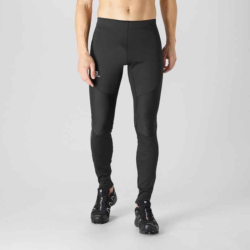 Salomon Windstopper Tight M Tight Black | ECHN-15234