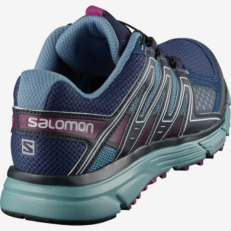 Salomon X-Mission 3 W Trail Running Shoes Blue | HQXD-13759