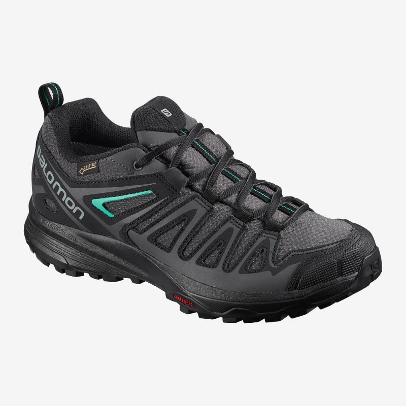 Salomon X Crest Gore-Tex Trekking Black | FQKI-51437